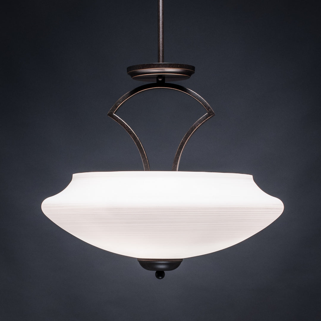 Toltec Zilo 565-dg-687 Ceiling Light - Dark Granite
