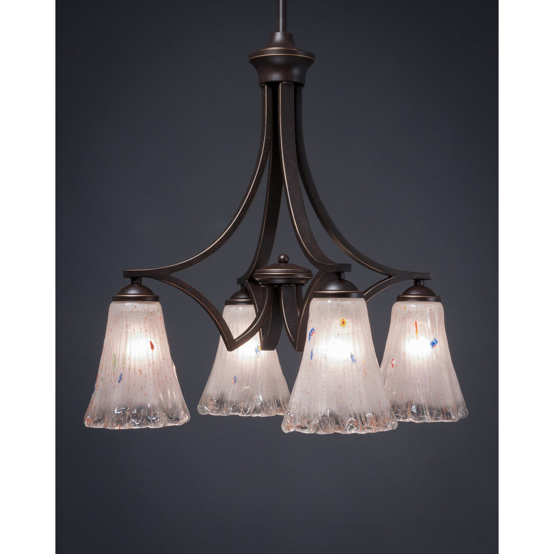 Toltec Zilo 568-dg-721 Chandelier Light - Dark Granite
