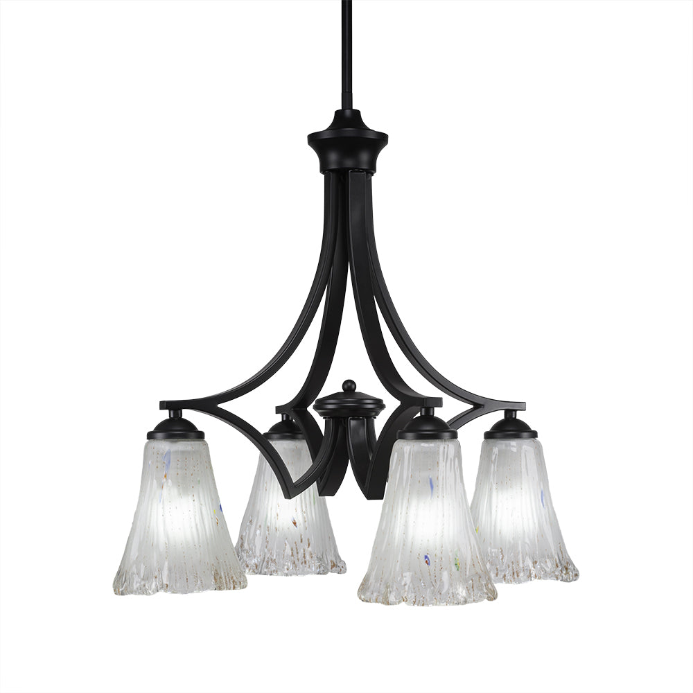 Toltec Zilo 568-mb-721 Chandelier Light - Matte Black