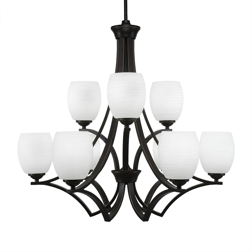 Toltec Zilo 569-dg-615 Chandelier Light - Dark Granite