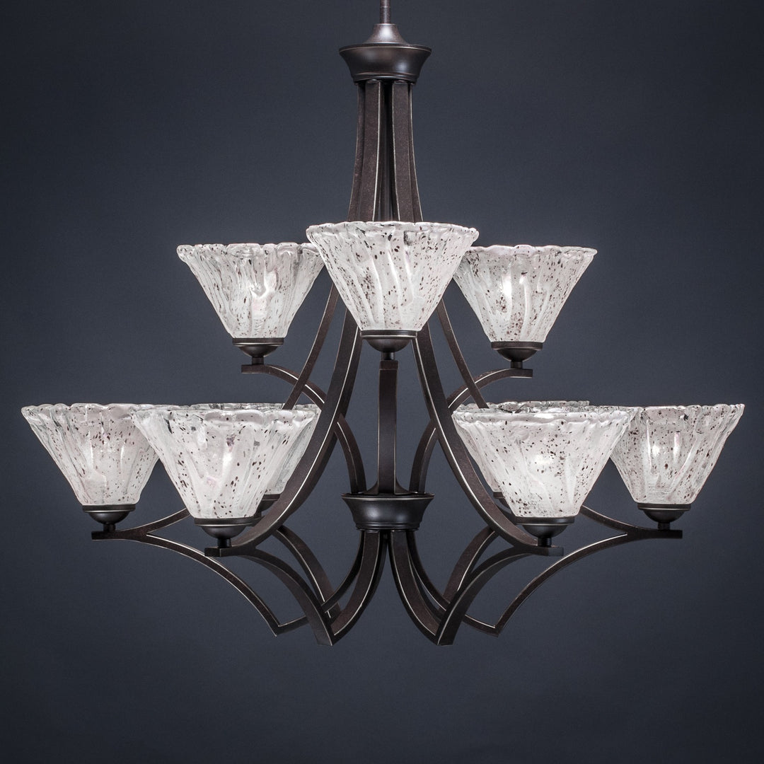 Toltec Zilo 569-dg-7195 Chandelier Light - Dark Granite
