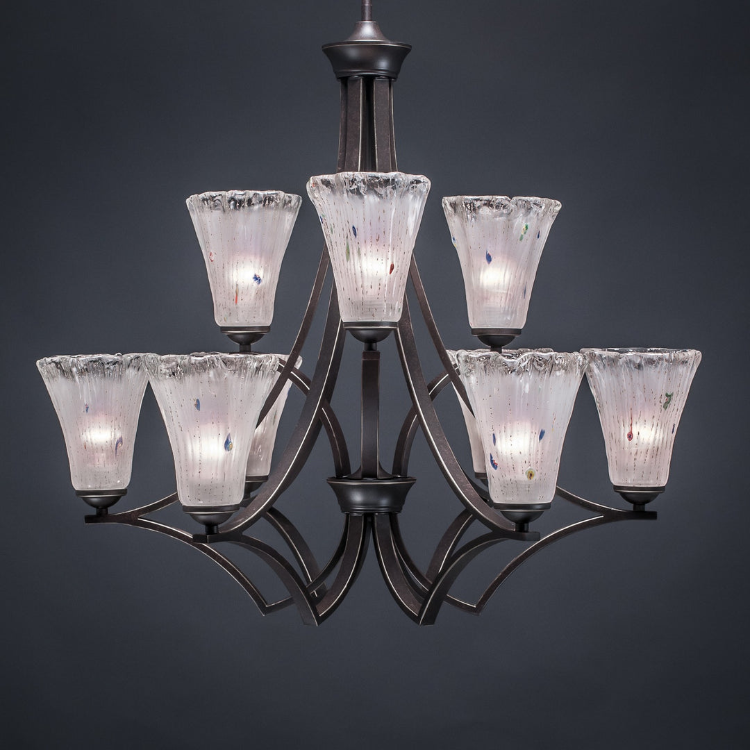 Toltec Zilo 569-dg-721 Chandelier Light - Dark Granite