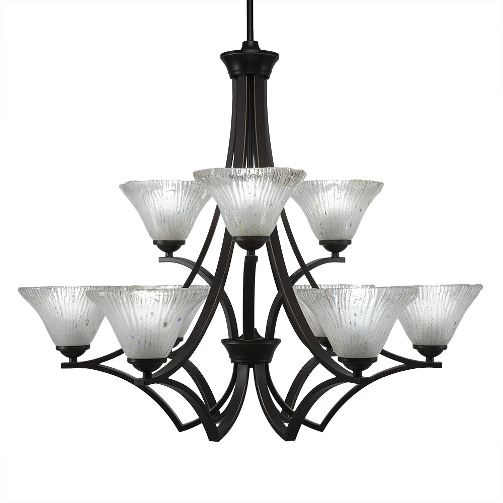 Toltec Zilo 569-dg-751 Chandelier Light - Dark Granite