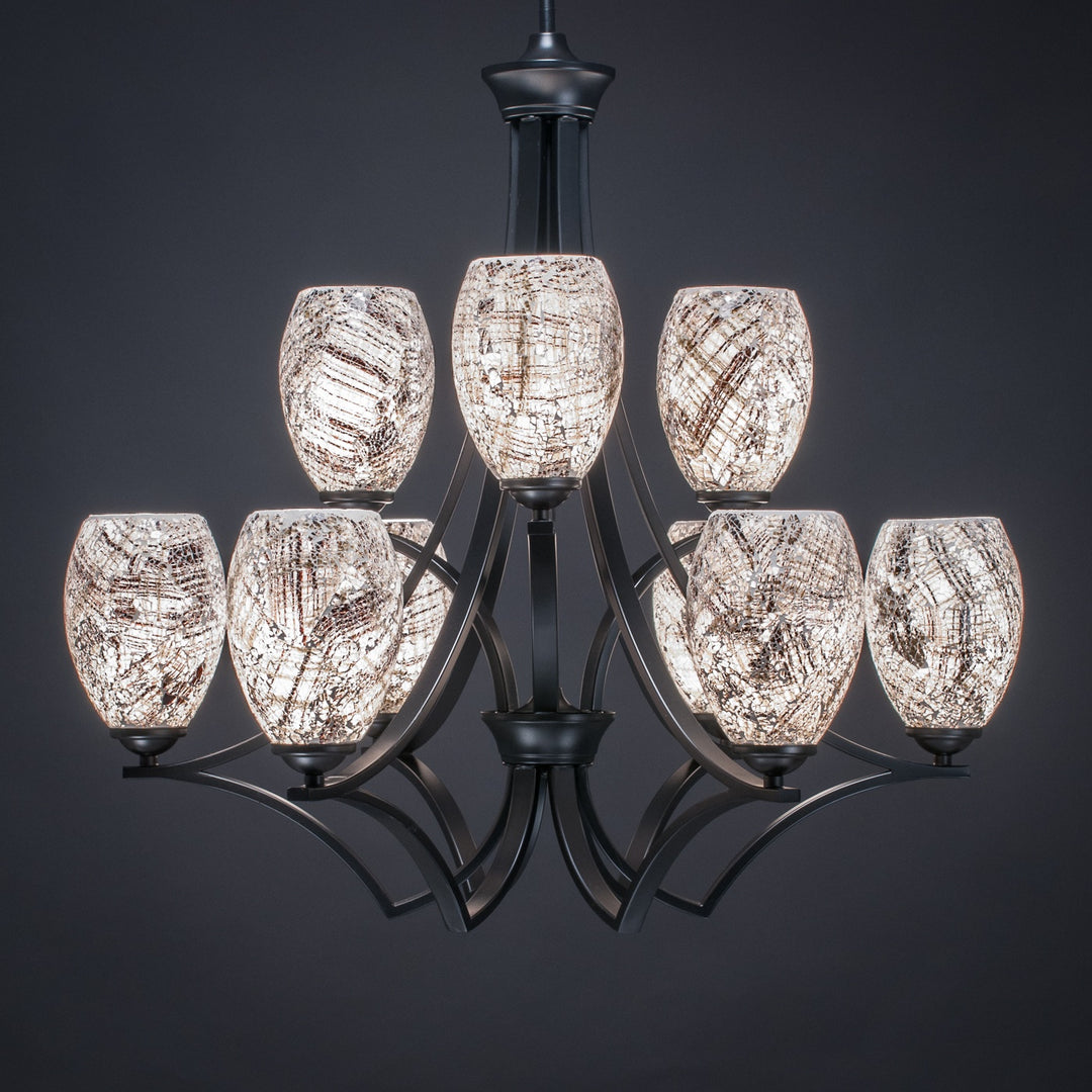 Toltec Zilo 569-mb-5054 Chandelier Light - Matte Black