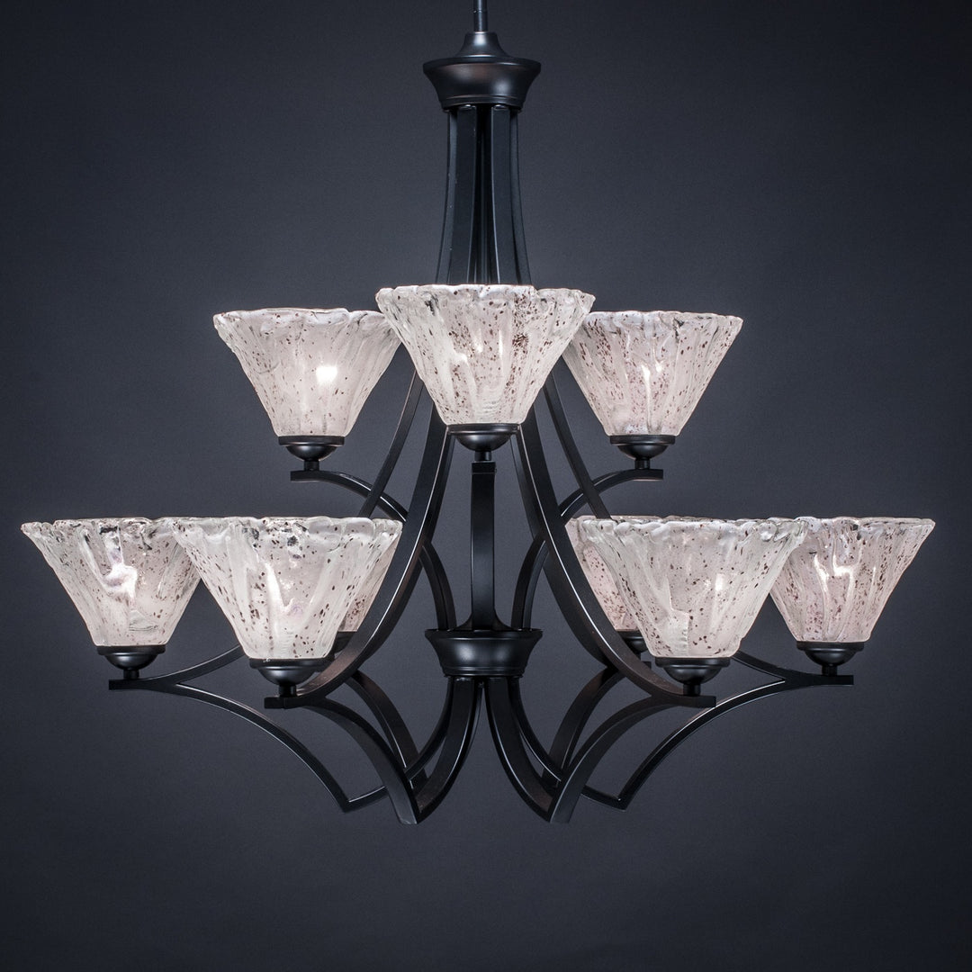 Toltec Zilo 569-mb-7195 Chandelier Light - Matte Black
