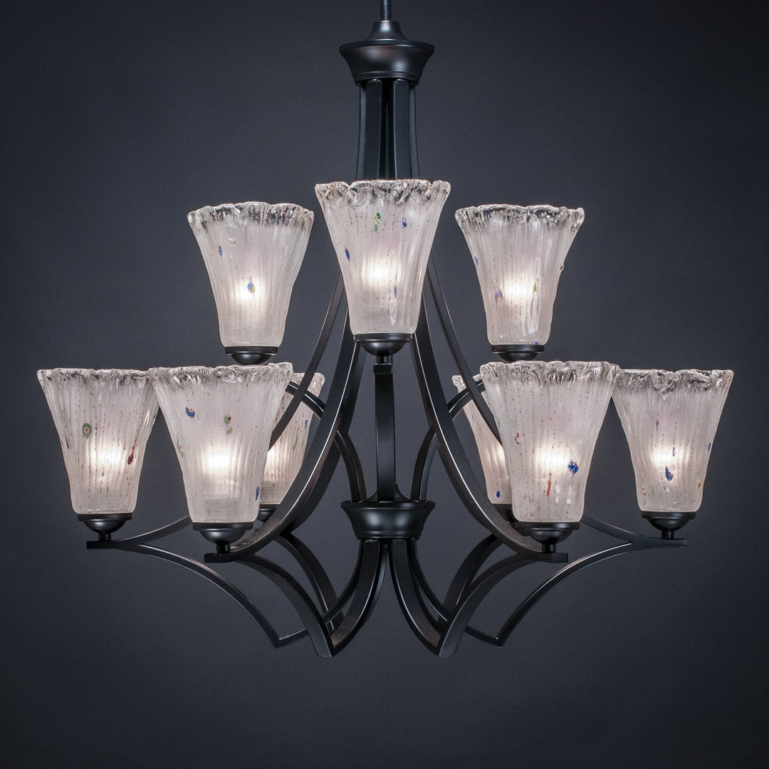 Toltec Zilo 569-mb-721 Chandelier Light - Matte Black