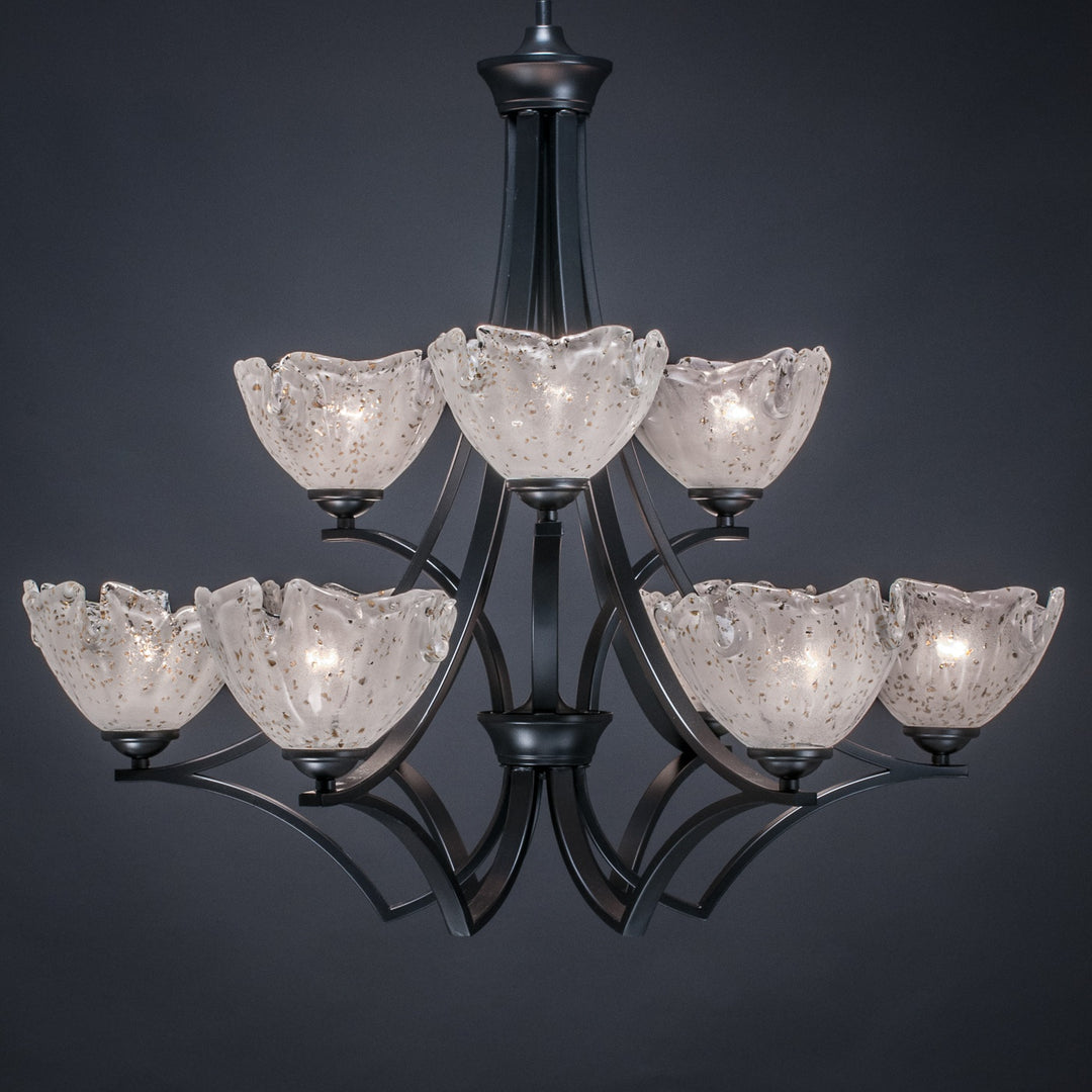 Toltec Zilo 569-mb-755 Chandelier Light - Matte Black