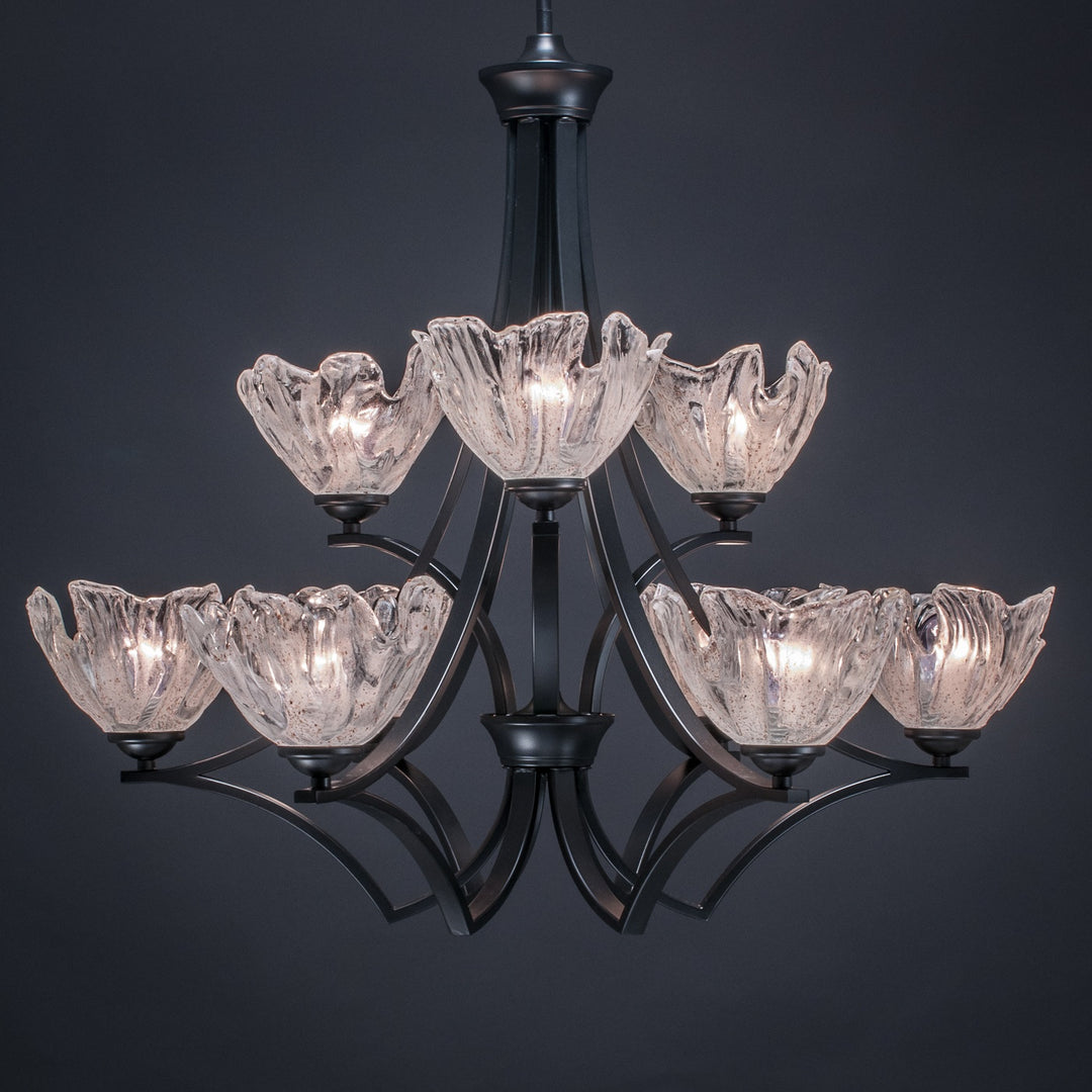 Toltec Zilo 569-mb-759 Chandelier Light - Matte Black