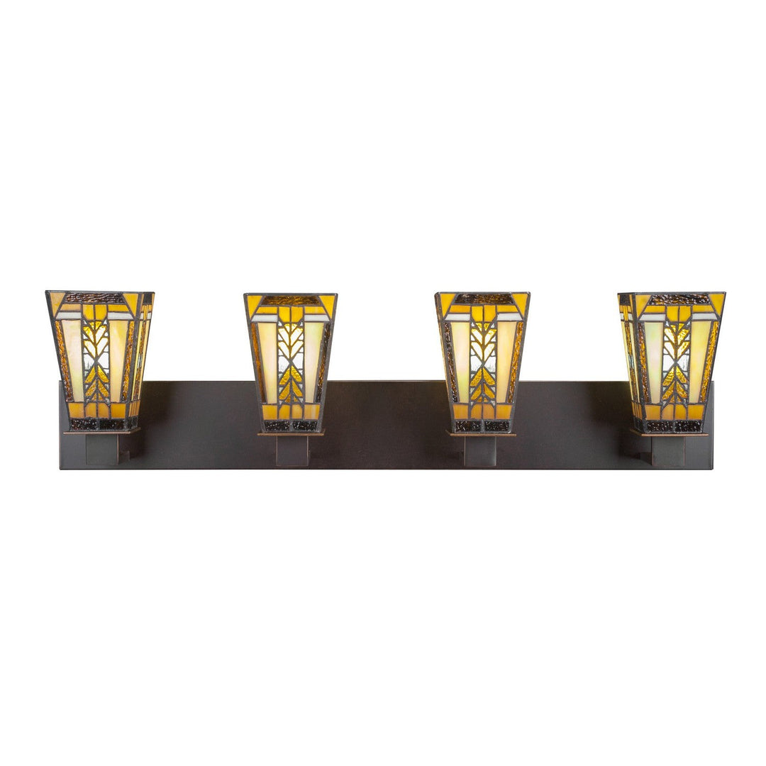 Toltec Apollo 584-dg-9864 Bath Vanity Light 33 in. wide - Dark Granite