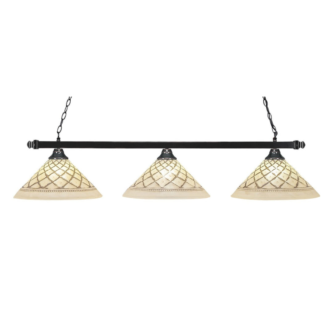 Toltec Square 803-bc-718 Pendant Light - Black Copper