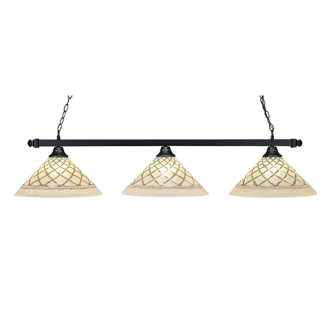 Toltec Square 803-mb-718 Pendant Light - Matte Black