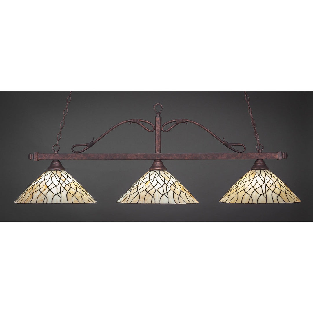 Toltec Scroll 823-brz-911 Pendant Light - Bronze
