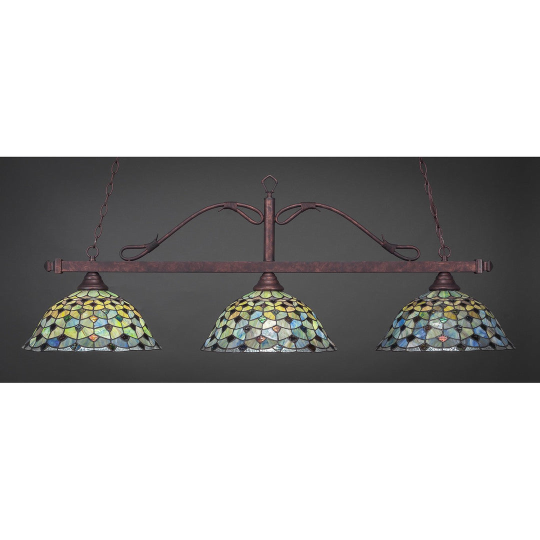 Toltec Scroll 823-brz-996 Pendant Light - Bronze