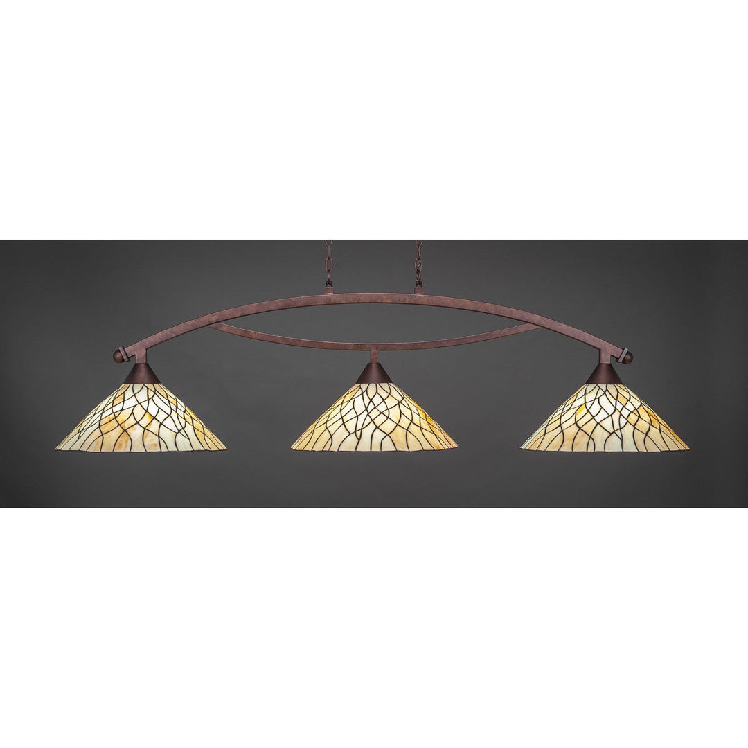 Toltec Bow 873-brz-911 Pendant Light - Bronze