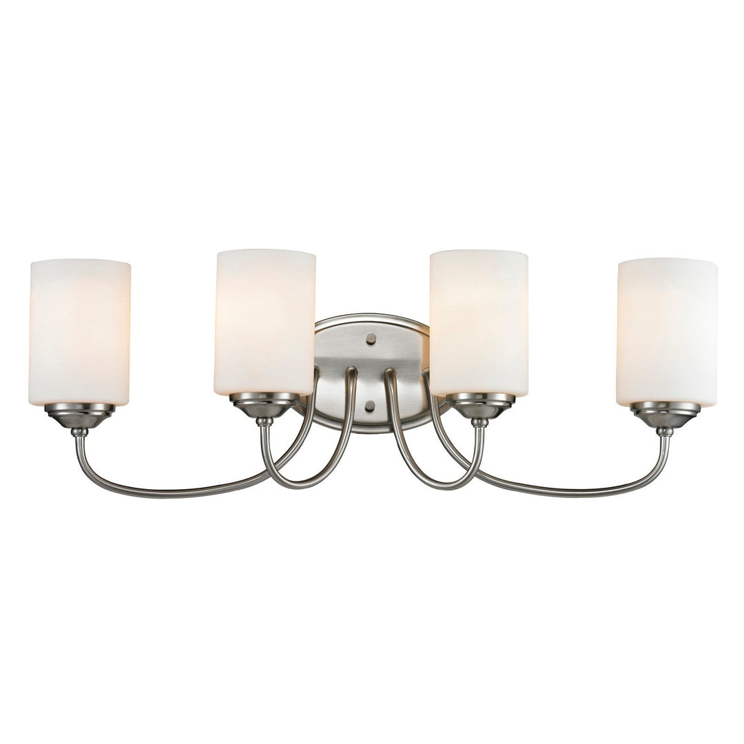 Z-Lite Cardinal 434-4V-BN Bath Vanity Light 27 in. wide - Brushed Nickel