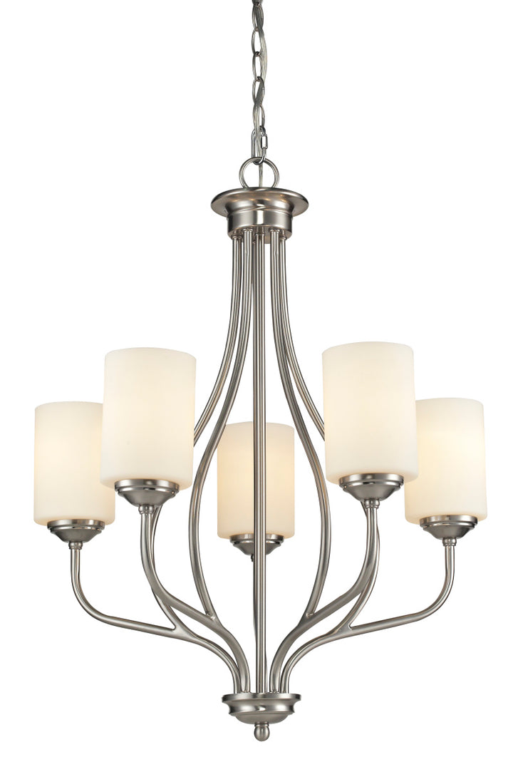 Z-Lite Cardinal 434-5-BN Chandelier Light - Brushed Nickel