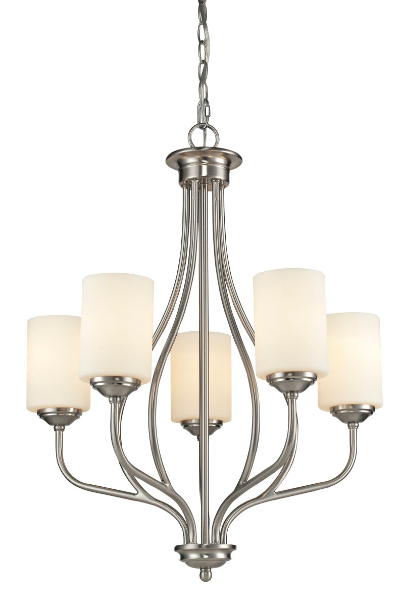 Z-Lite Cardinal 434-5-BN Chandelier Light - Brushed Nickel