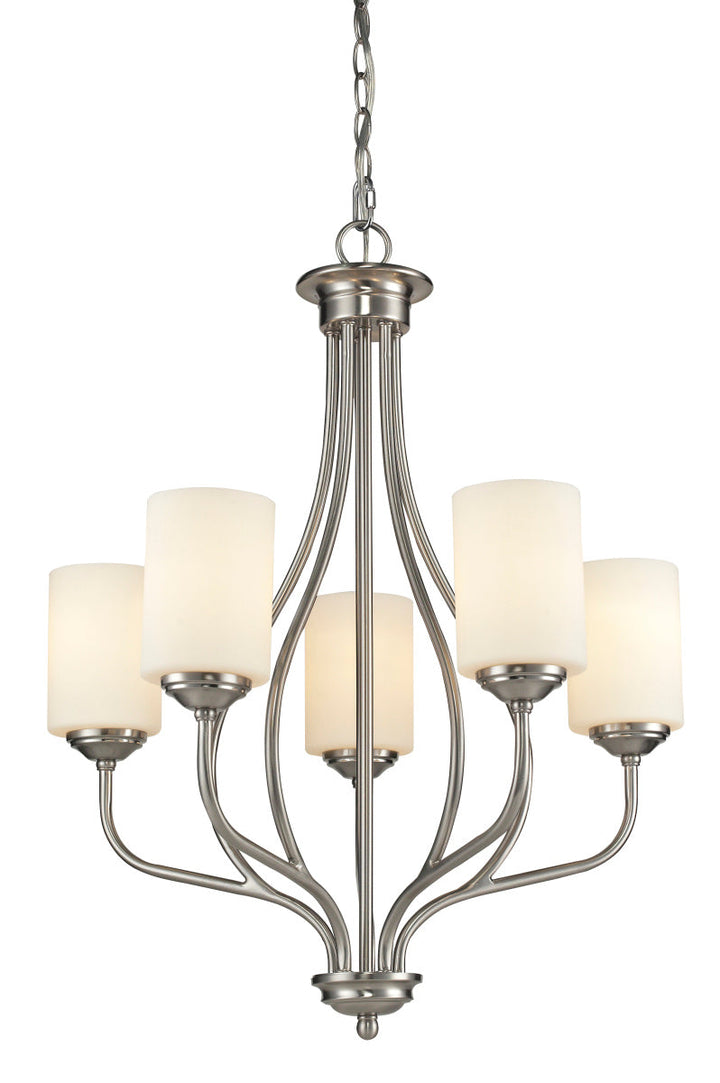 Z-Lite Cardinal 434-5-BN Chandelier Light - Brushed Nickel