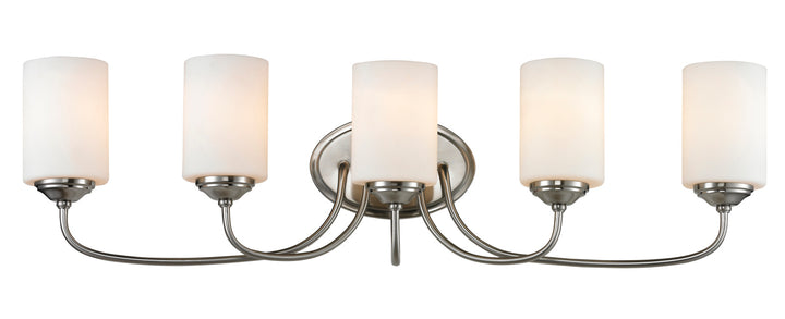 Z-Lite Cardinal 434-5V-BN Bath Vanity Light 35 in. wide - Brushed Nickel