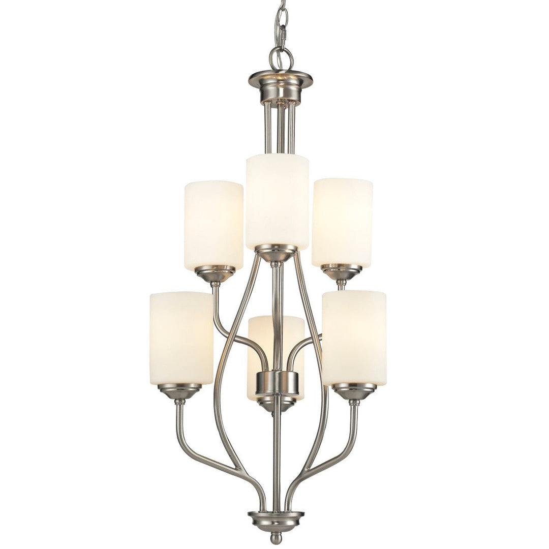 Z-Lite Cardinal 434-6-BN Chandelier Light - Brushed Nickel
