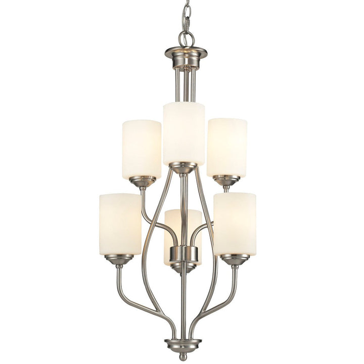 Z-Lite Cardinal 434-6-BN Chandelier Light - Brushed Nickel