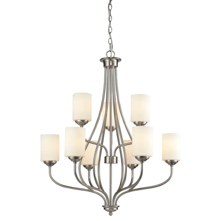 Z-Lite Cardinal 434-9-BN Chandelier Light - Brushed Nickel