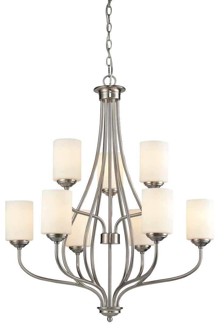 Z-Lite Cardinal 434-9-BN Chandelier Light - Brushed Nickel