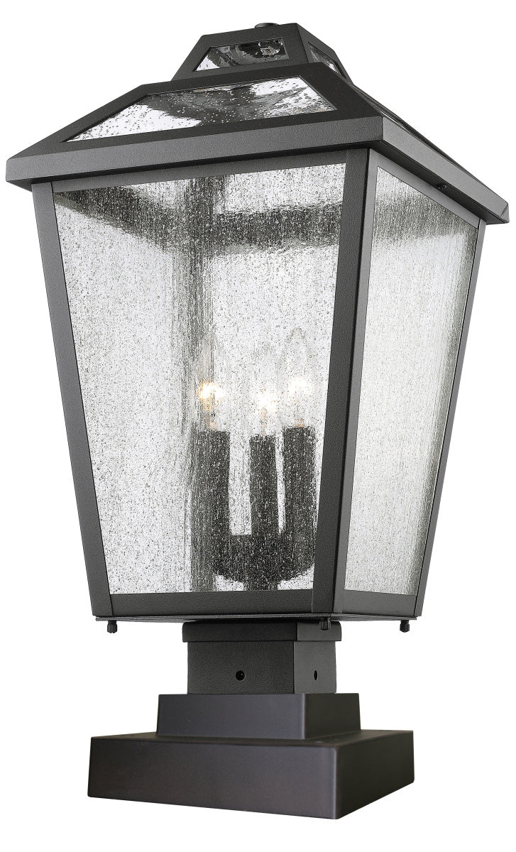 Z-Lite Lighting 539PHBS-SQPM-BK  Bayland Outdoor Black