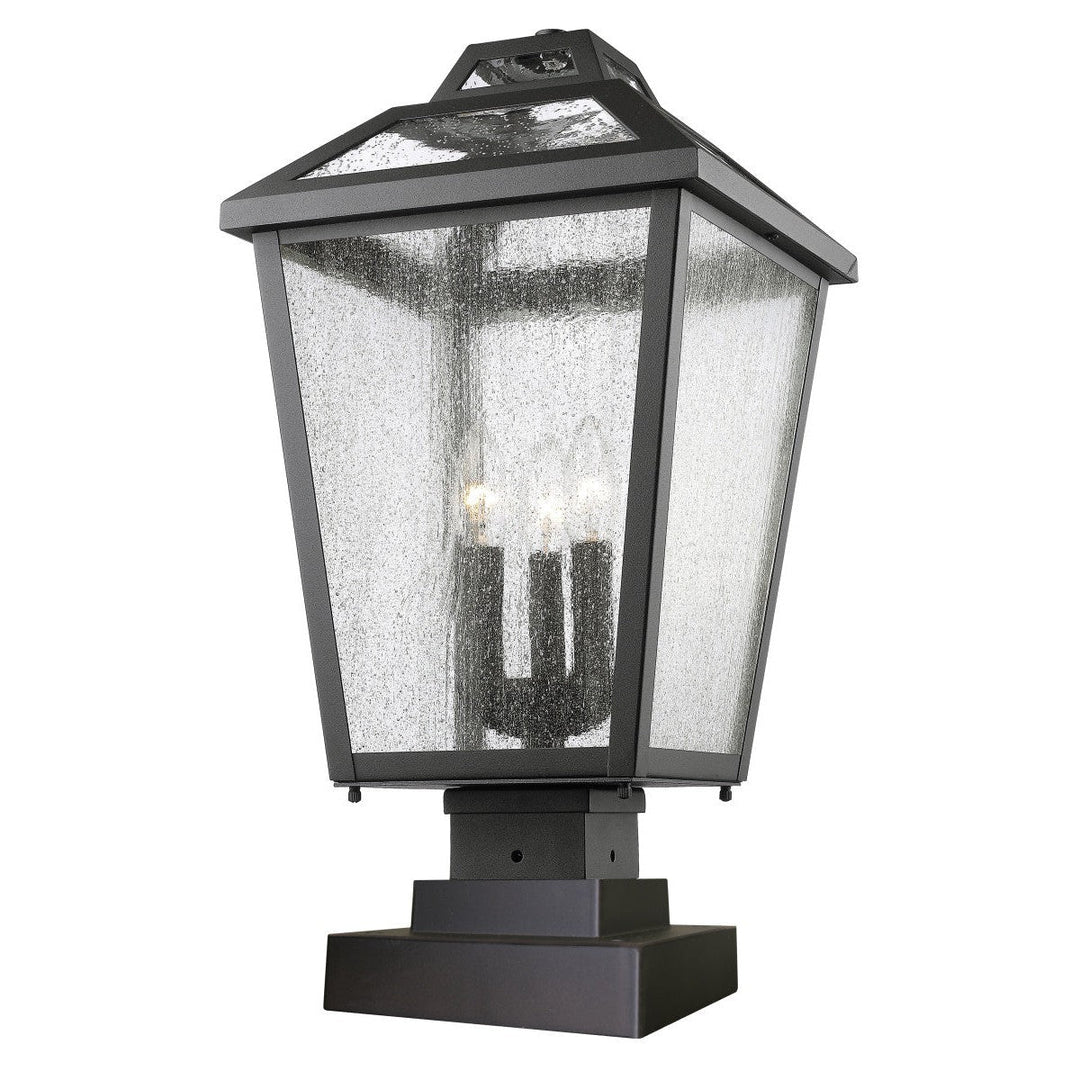 Z-Lite Lighting 539PHBS-SQPM-BK  Bayland Outdoor Black