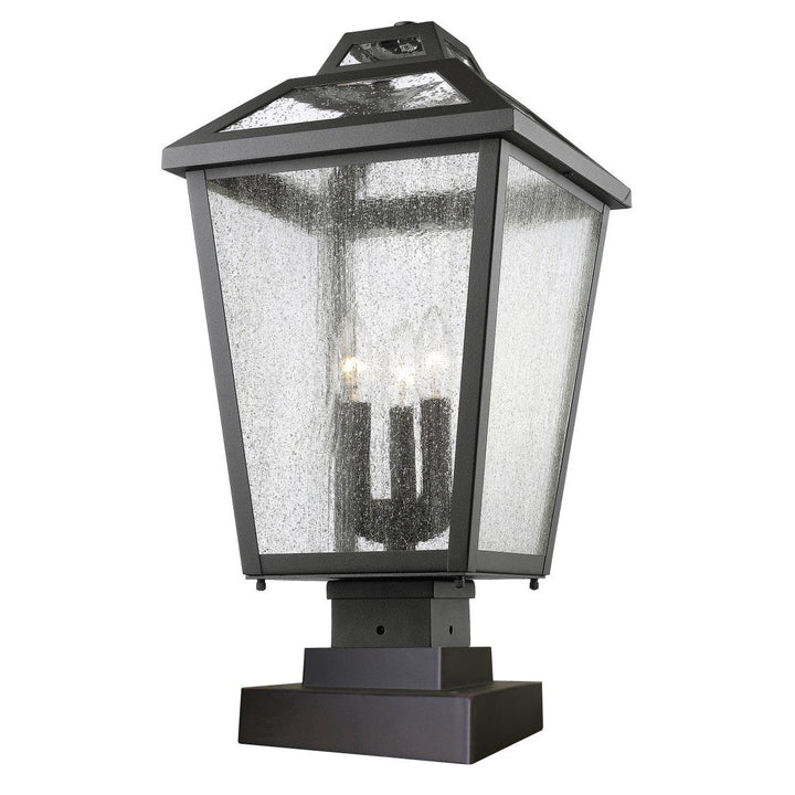 Z-Lite Lighting 539PHBS-SQPM-BK  Bayland Outdoor Black