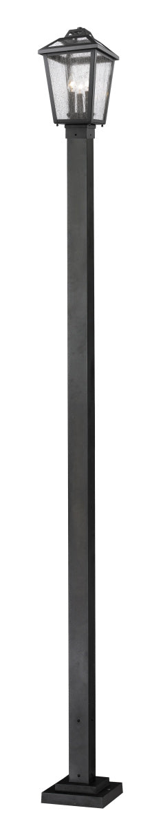 Z-Lite Lighting 539PHMS-536P-BK Modern Bayland Outdoor Black