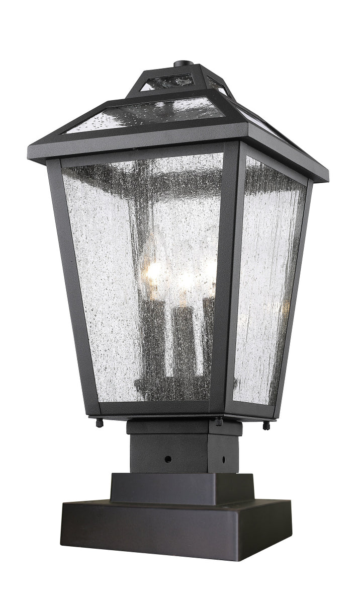 Z-Lite Lighting 539PHMS-SQPM-BK  Bayland Outdoor Black