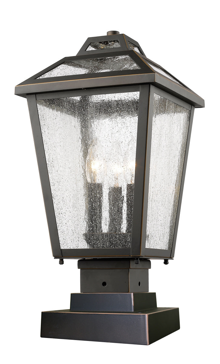 Z-Lite Lighting 539PHMS-SQPM-ORB  Bayland Outdoor Oil Rubbed Bronze
