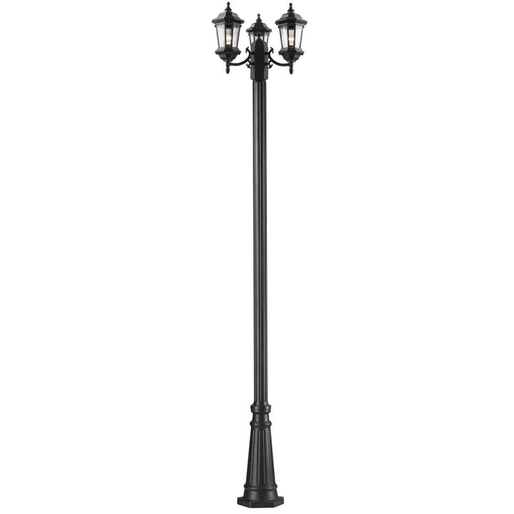 Z-Lite Lighting 540MP3-519P-BK  Melbourne Outdoor Black