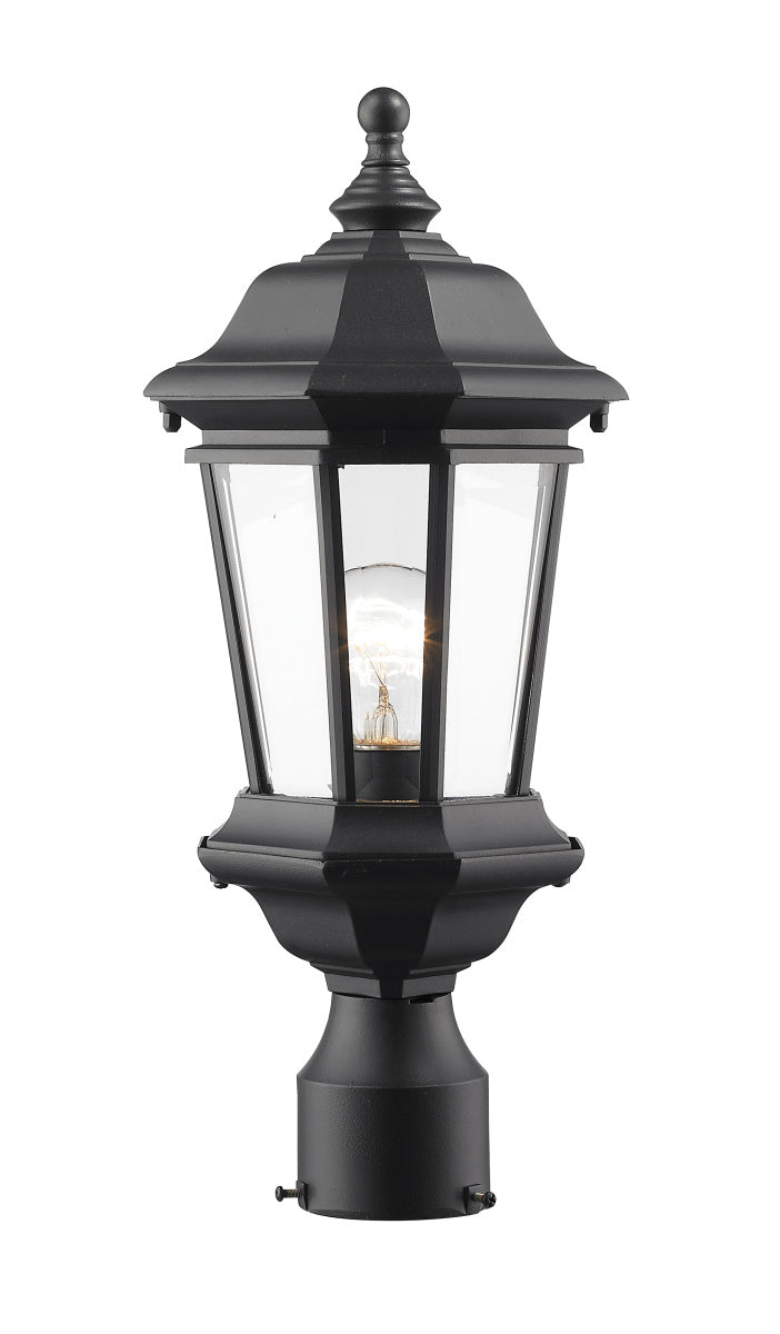 Z-Lite Lighting 540PHM-BK  Melbourne Outdoor Black