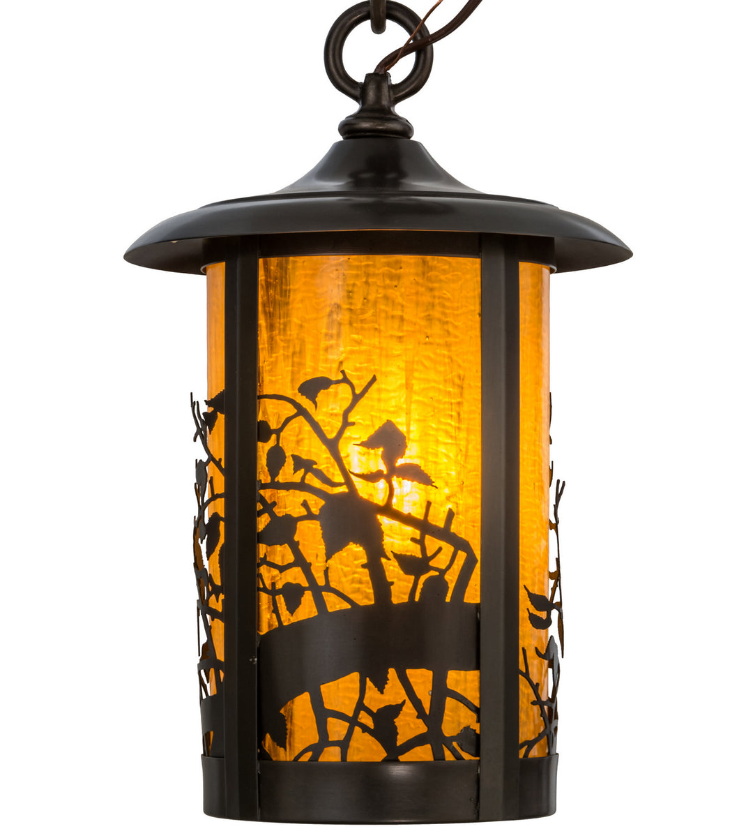 Meyda Tiffany Lighting 44116 Fulton One Light Pendant Outdoor Bronze / Dark