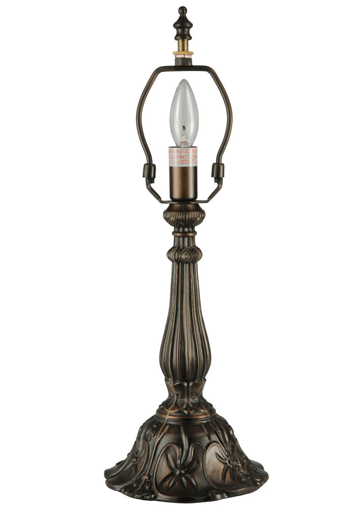 Meyda Tiffany Lighting 46444 Bungalow One Light Table Base Utility Light Bronze / Dark