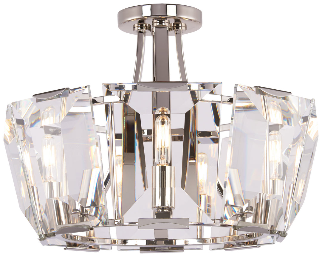 Metropolitan Castle Aurora N6987-613 Ceiling Light - Polished Nickel