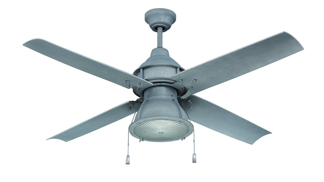 Craftmade Port Arbor PAR52AGV4 Ceiling Fan 52 - Aged Galvanized, Aged Galvanized/Aged Galvanized/