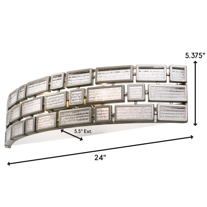 Varaluz Harlowe 255B02NB Bath Vanity Light 24 in. wide - New Bronze