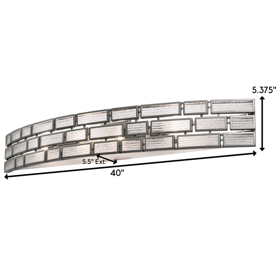 Varaluz Harlowe 255B04NB Bath Vanity Light 40 in. wide - New Bronze