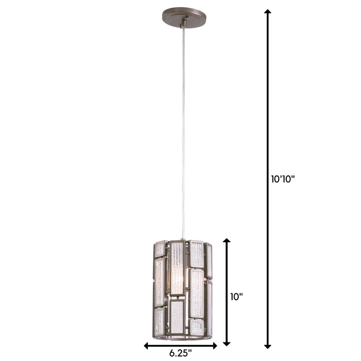 Varaluz Harlowe 255M01NB Pendant Light - New Bronze