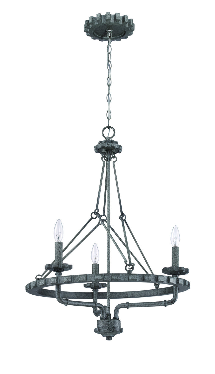 Craftmade Prime 38633-AGV Chandelier Light - Aged Galvanized