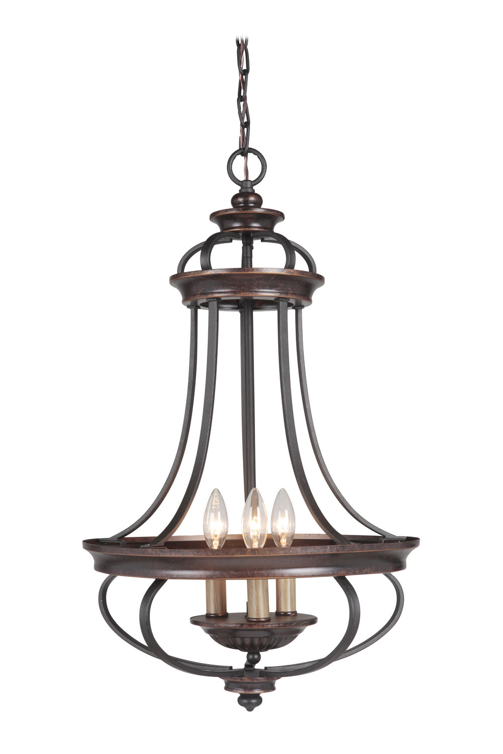 Craftmade Stafford 38733-AGTB Pendant Light - Aged Bronze/Textured Black