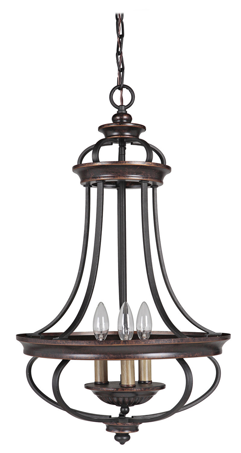 Craftmade Stafford 38733-AGTB Pendant Light - Aged Bronze/Textured Black