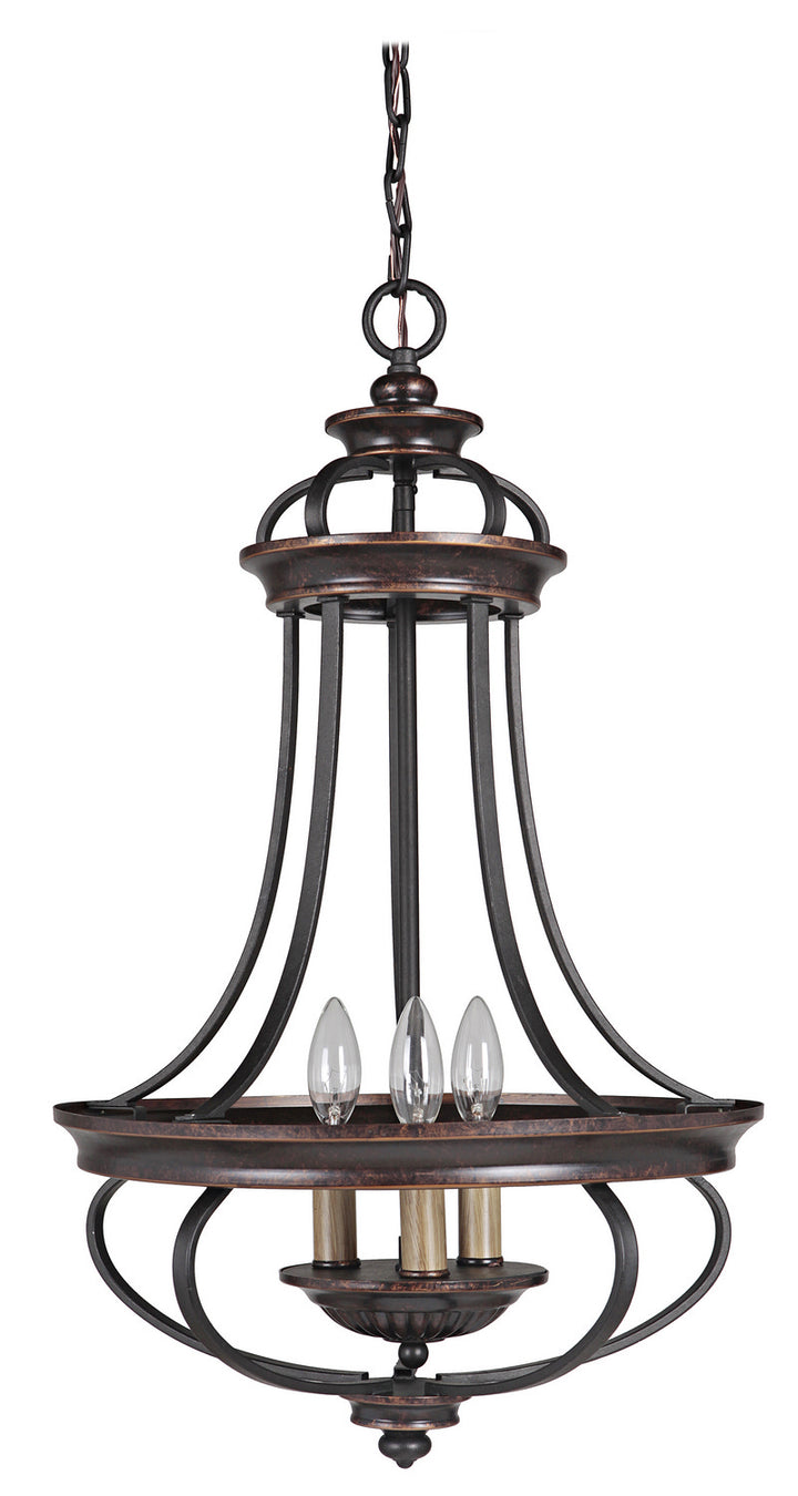 Craftmade Stafford 38733-AGTB Pendant Light - Aged Bronze/Textured Black