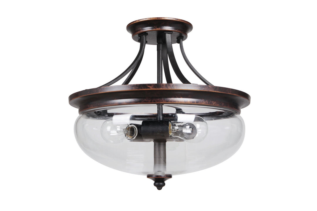 Craftmade Stafford 38753-AGTB Ceiling Light - Aged Bronze/Textured Black