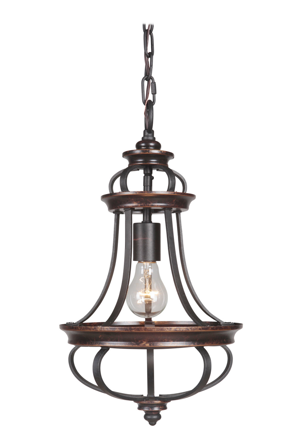 Craftmade Stafford 38791-AGTB Pendant Light - Aged Bronze/Textured Black