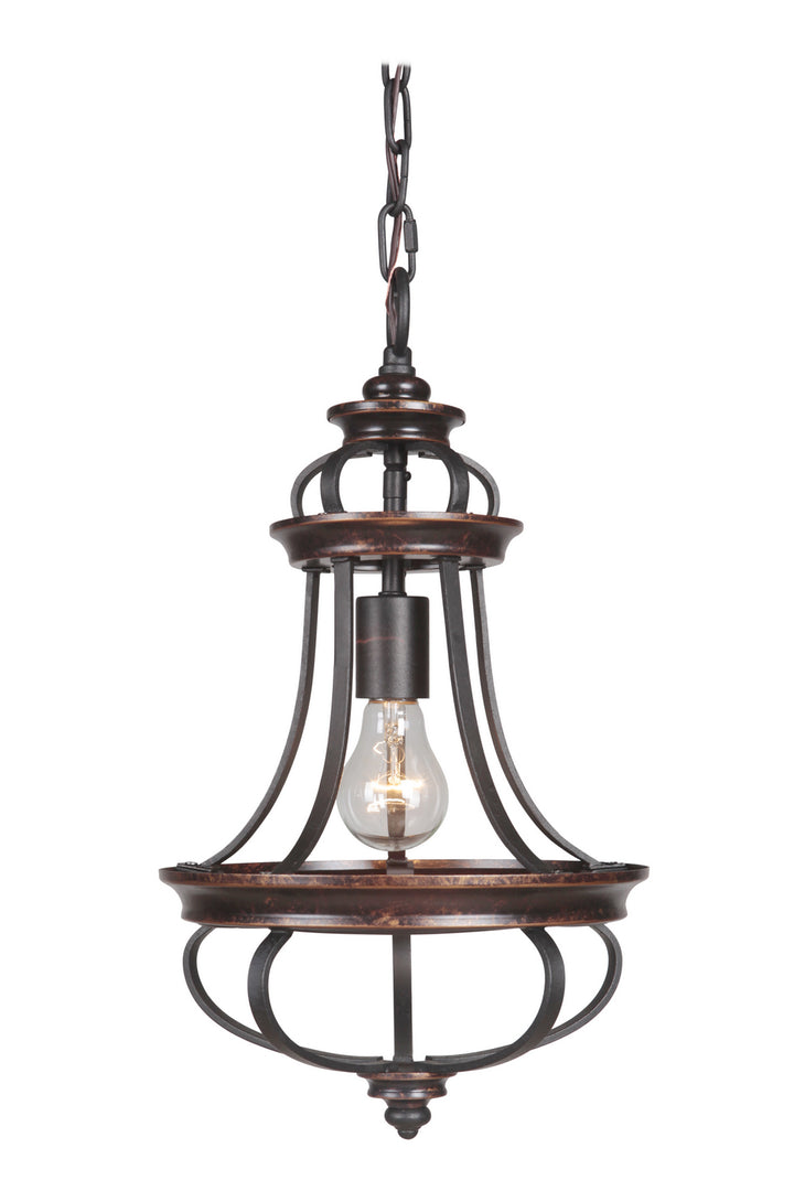 Craftmade Stafford 38791-AGTB Pendant Light - Aged Bronze/Textured Black