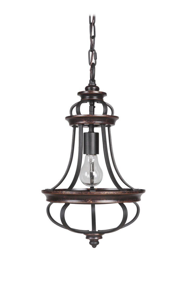 Craftmade Stafford 38791-AGTB Pendant Light - Aged Bronze/Textured Black